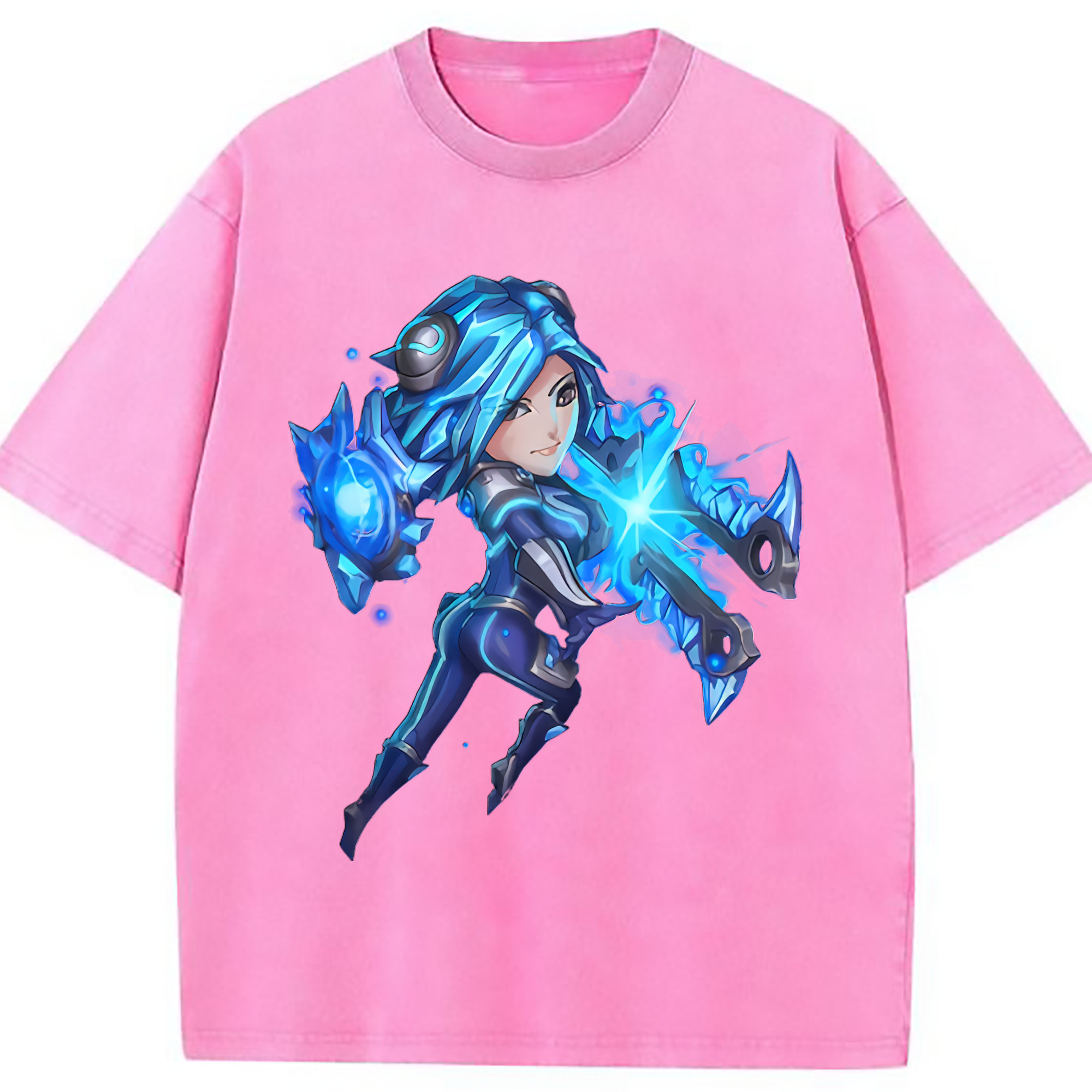 （画像用） リーグ・オブ・レジェンド League of Legends LOL 綿100% ヴィンテージ風 半袖Tシャツ（フロントプリント）
